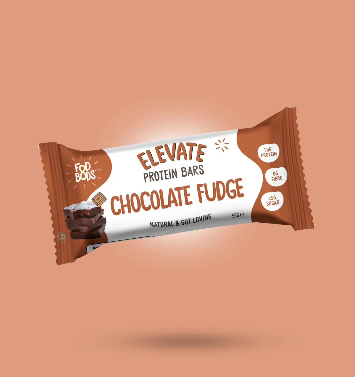 FodBods - Protein Bar - Chocolate Fudge (55g)