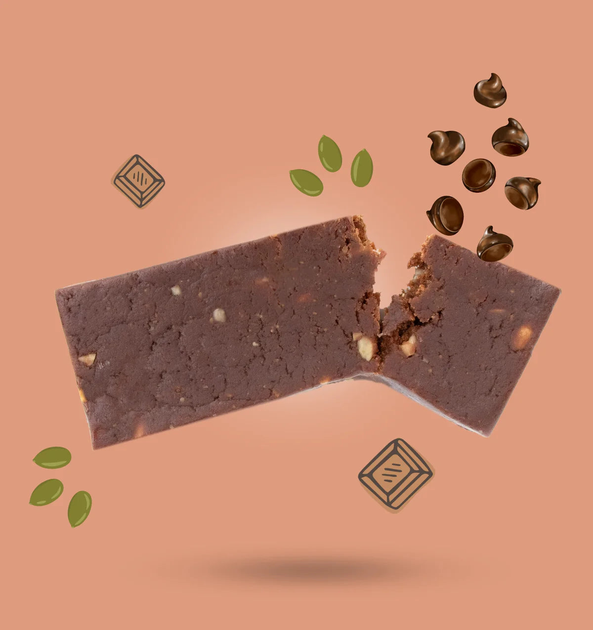 FodBods - Protein Bar - Chocolate Fudge (55g)