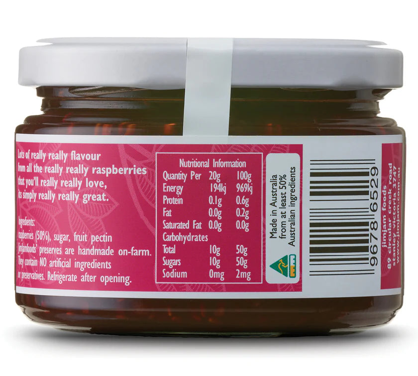 JimJam - Jam - Raspberry (300g)