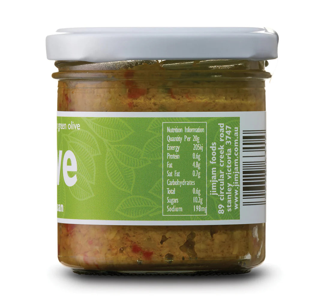 JimJam - Green Olive Tapenade (140g)