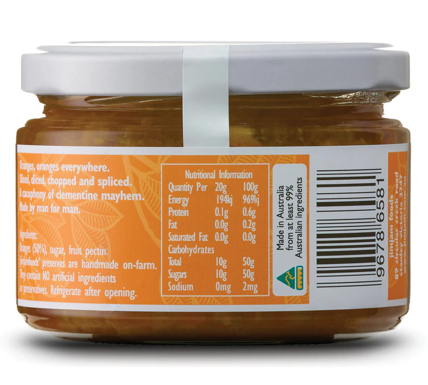 JimJam - Marmalade - Zesty Orange (300g)