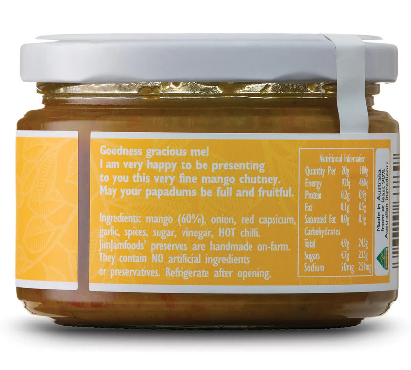 JimJam - Chutney - Chilli Maharaja’s Mango (260g)