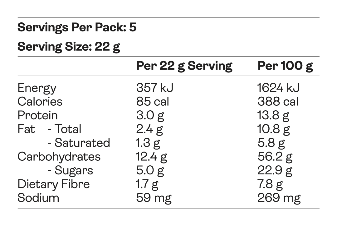 KOJA - Salted Caramel Wholegrain Popcorn Bars (110g)