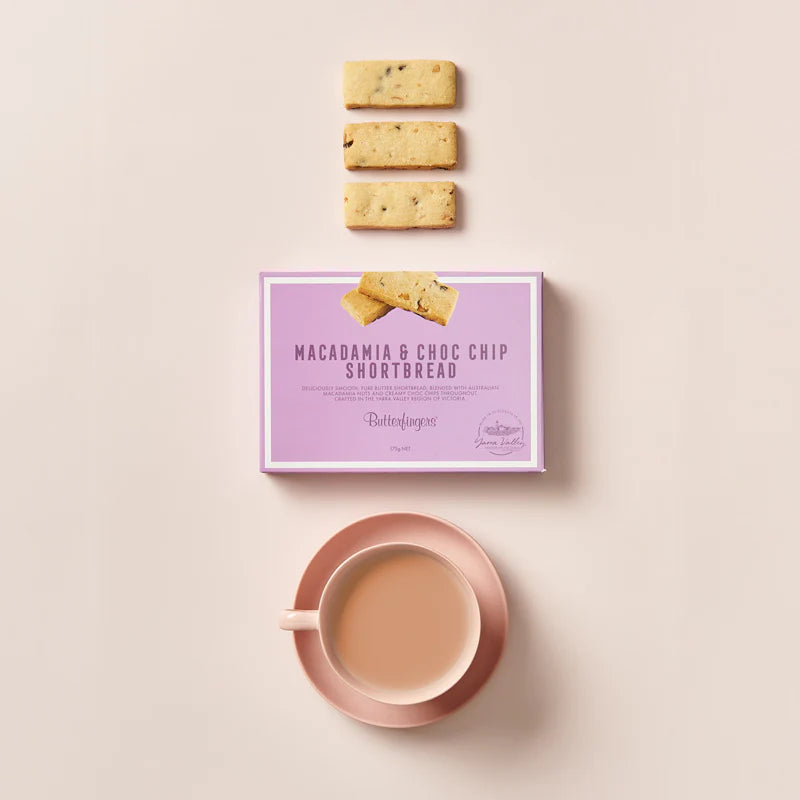 Butterfingers - Shortbread - Macadamia & Choc Chip (175g)