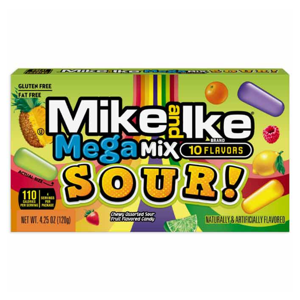 Mike & Ike - Mega Mix Sour (120g)