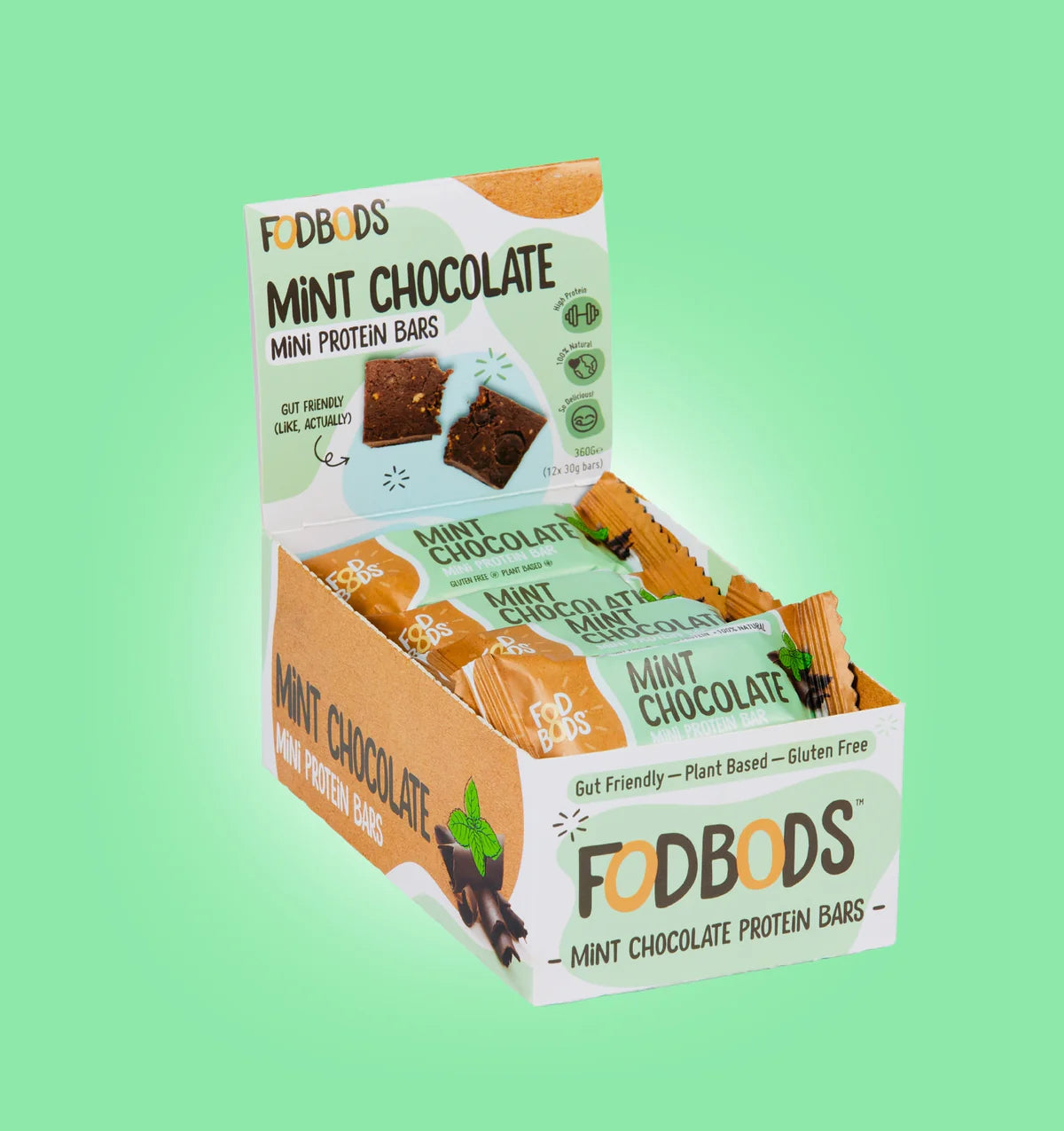 FodBods - Protein Bar - Mint Chocolate (30g)