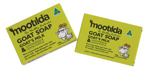 Mootilda - Goat Soap - Lemongrass & Lemon Myrtle (100g)