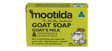 Load image into Gallery viewer, Mootilda - Goat Soap - Lemongrass &amp; Lemon Myrtle (100g)