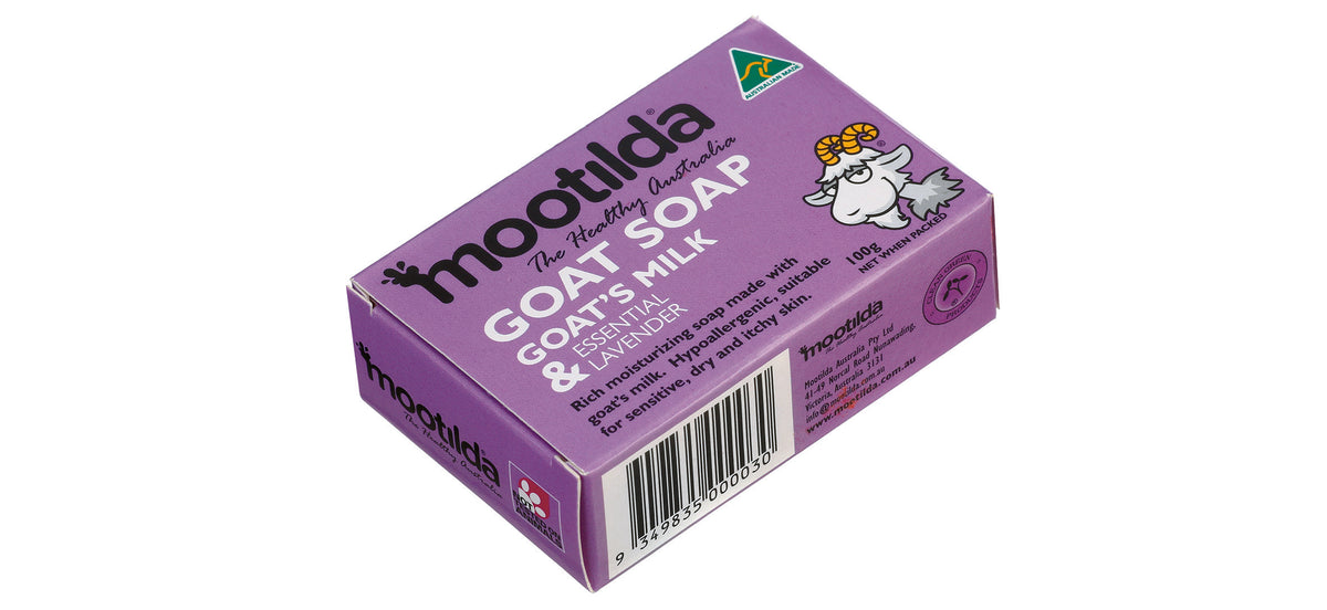 Mootilda - Goat Soap - Essential Lavender (100g)