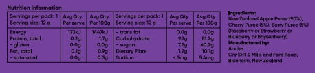 Annies - Fruit Bar - CherrieBerry, 60 Pack (12g)