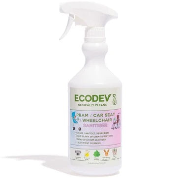 Ecodev - Pram/Car Seat & Wheel Chair Sanitiser (750ml)