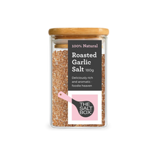 Load image into Gallery viewer, The Salt Box - Roasted Garlic Salt Jar (180g)