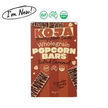Load image into Gallery viewer, KOJA - Salted Caramel Wholegrain Popcorn Bars (110g)