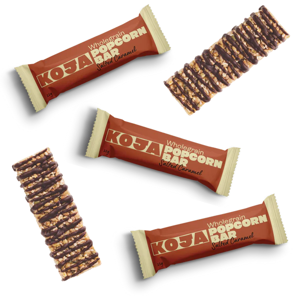 KOJA - Salted Caramel Wholegrain Popcorn Bars (110g)