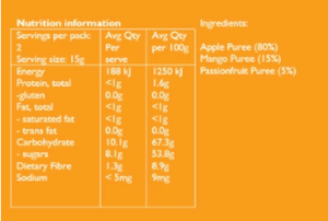 Annies - Fruit Bar - Apple & Mango Passion, 36 Pack (20g)