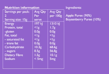 Annies - Fruit Bar - Apple & Boysenberry, 36 Pack (20g)