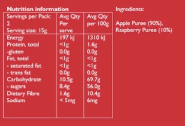Annies - Fruit Bar - Apple & Raspberry, 36 Pack (20g)