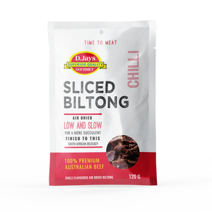 D.Jays Gourmet - Chilli Sliced Biltong (120g)