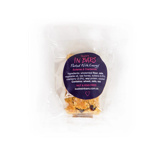 Suzie's - Protein Bite - Sultana & Cranberries (40g)