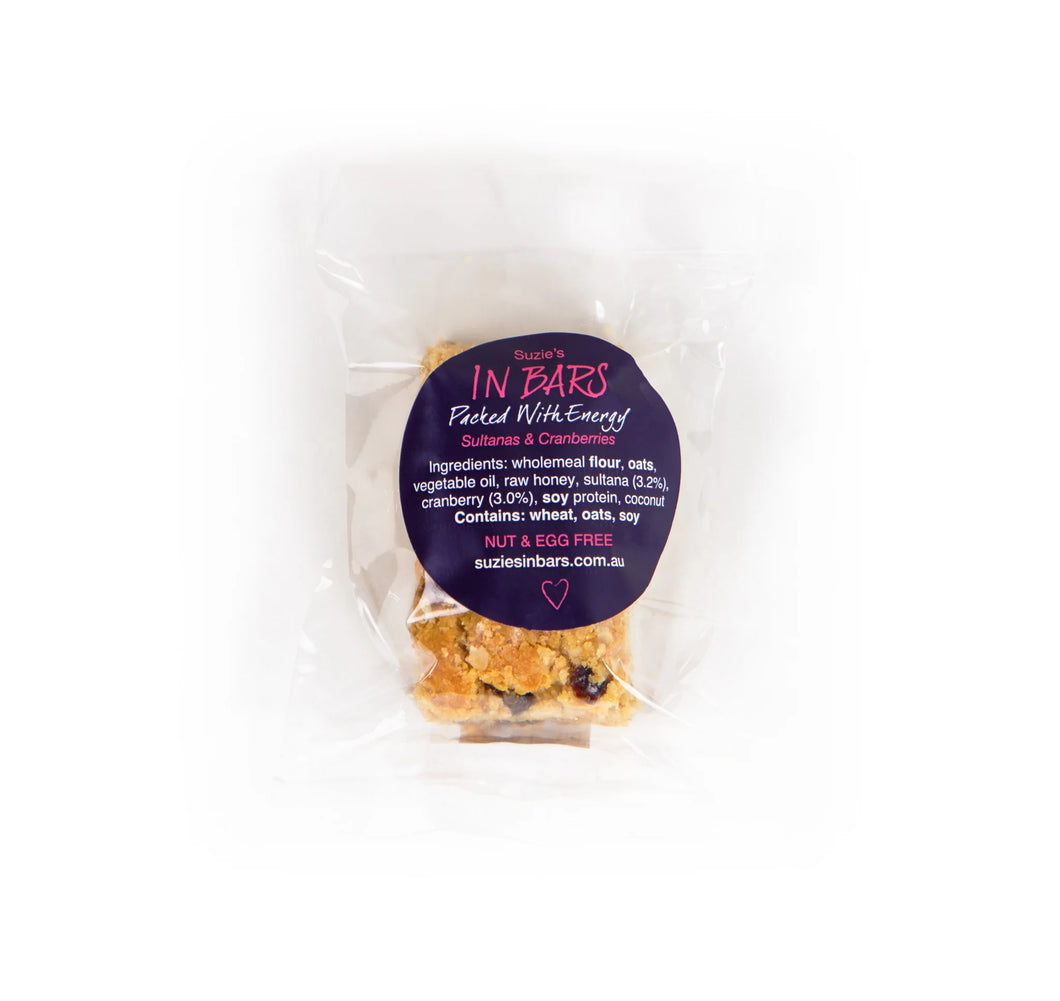 Suzie's - Protein Bite - Sultana & Cranberries (40g)