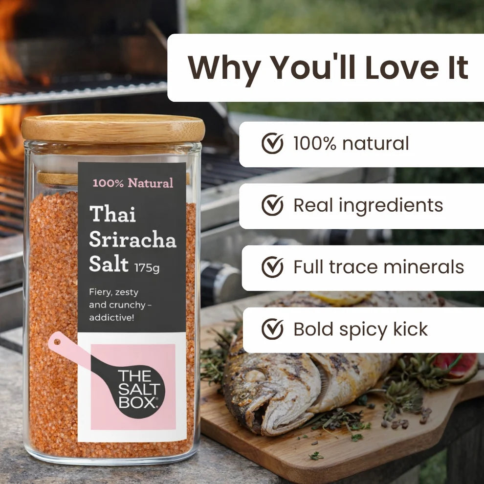 The Salt Box - Thai Sriracha Salt Jar (175g)