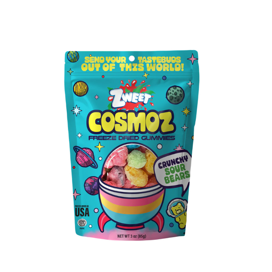 ZWEET - Cosmoz - Freeze Dried Gummies - Sour Bears (85g)