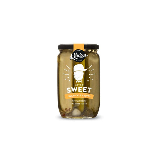 Dillicious - Not So Sweet Dill Pickle Halves (675g)