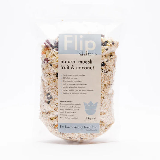 Flip Shelton - Fruit & Coconut Natural Muesli (500g)