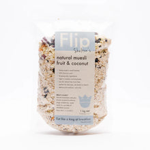 Load image into Gallery viewer, Flip Shelton - Fruit &amp; Coconut Natural Muesli (500g)