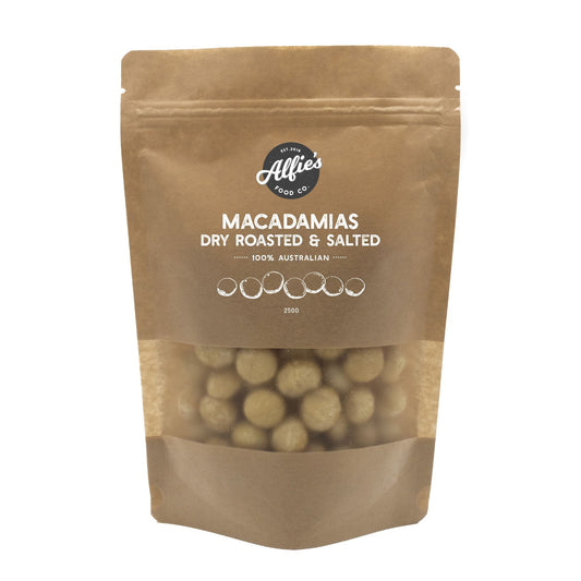 Alfie's - Nut Pouch - Macadamias - Roasted & Salted