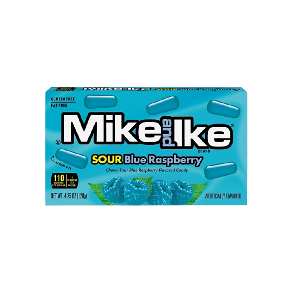 Mike & Ike - Sour Blue Raspberry (120g)