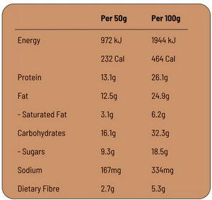 FodBods - Protein Bar - Hazelnut Mocha (50g)