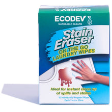 Load image into Gallery viewer, Ecodev - Stain Eraser Laundry Wipes
