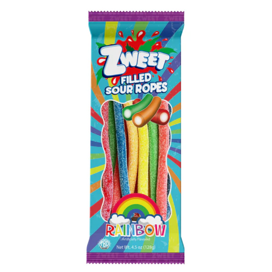 ZWEET - Sour Ropes - Filled Rainbow (128g)