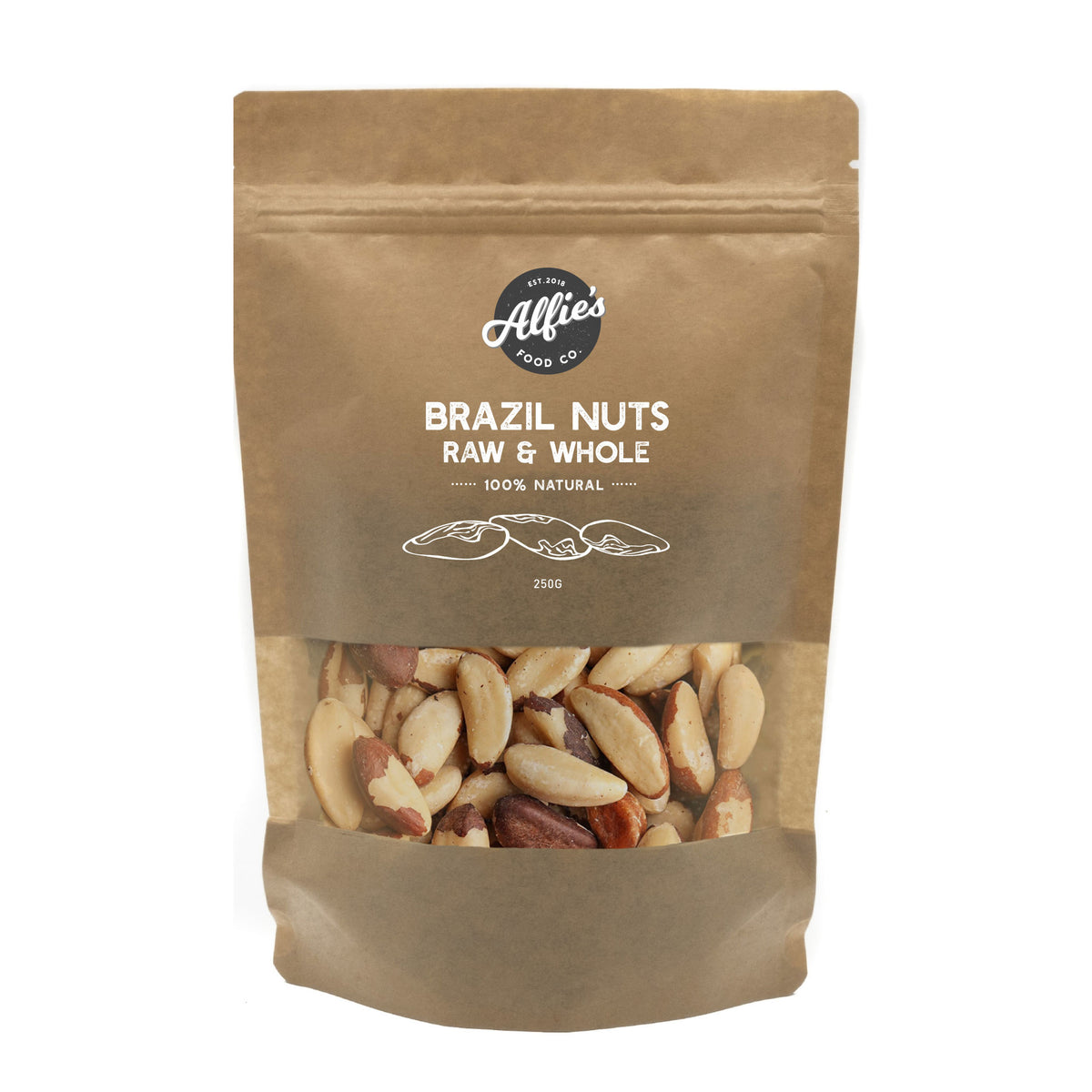 Alfie's - Nut Pouch - Brazil Nuts - Raw Kernels