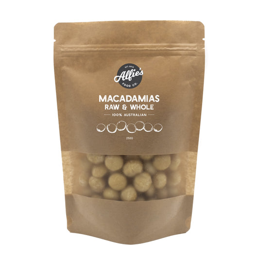 Alfie's - Nut Pouch - Macadamias - Raw Kernels