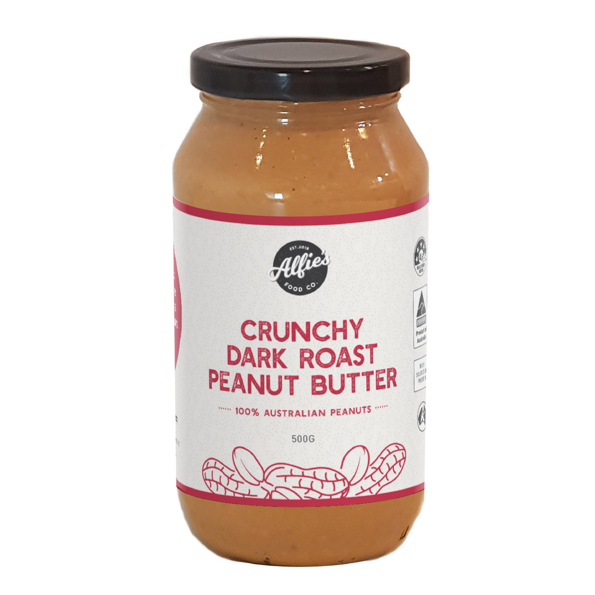 Alfie's - Butter - Crunchy Dark Roasted Peanut
