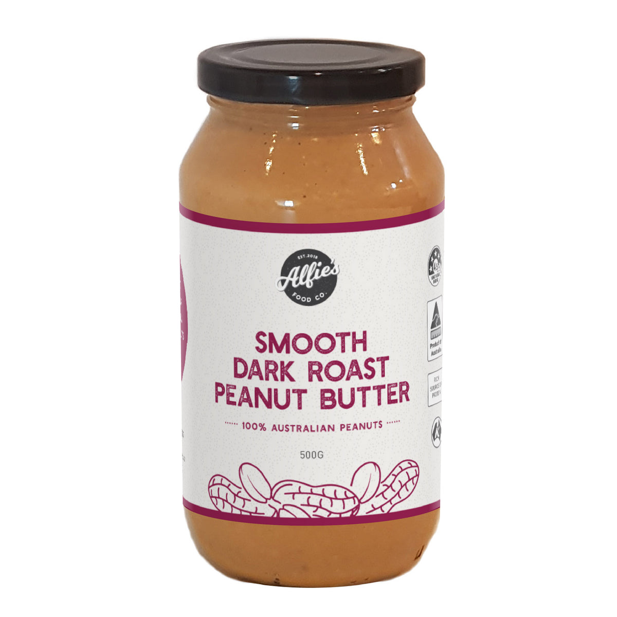 Alfie's - Butter - Smooth Dark Roasted Peanut