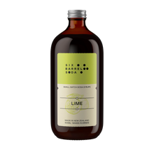Load image into Gallery viewer, Six Barrel Soda Co. - Lime Soda Syrup