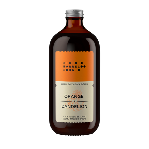 Six Barrel Soda Co. - Orange & Dandelion Soda Syrup