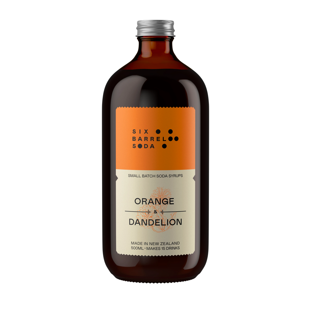 Six Barrel Soda Co. - Orange & Dandelion Soda Syrup