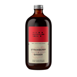 Six Barrel Soda Co. - Strawberry & Ginger Soda Syrup