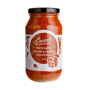 Crunch Preserves - Pasta Sauce  - Tomato & Porcini Mushroom (520g)